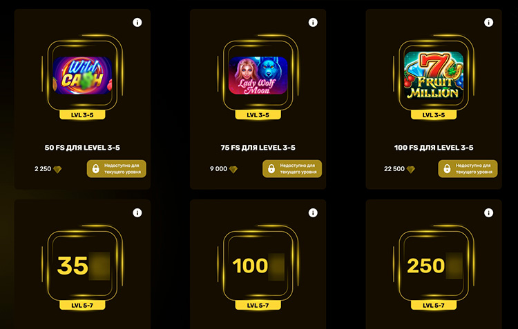 Раздел с платными бонусами