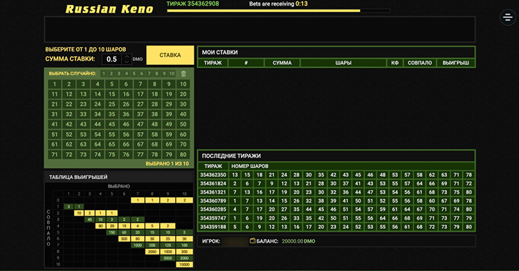 Русское кено